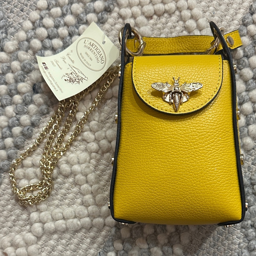100% Real Leather Italian Purse
